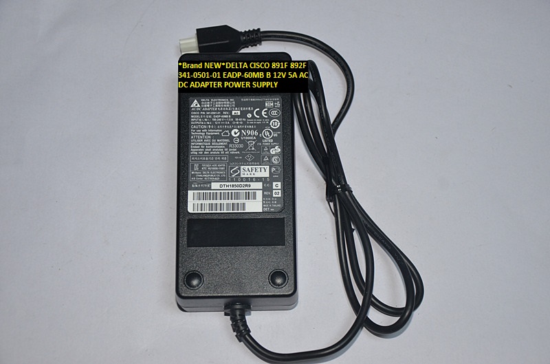 *Brand NEW*EADP-60MB B DELTA 892F 341-0501-01 CISCO 891F 12V 5A AC DC ADAPTER POWER SUPPLY